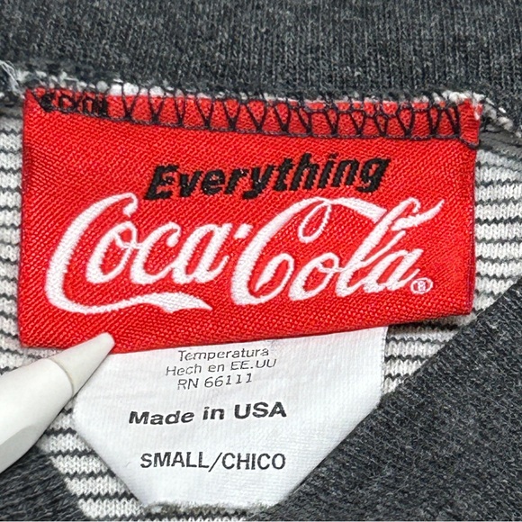 Vintage Coca Cola Coke Bottles Cowboy Shirt Men’s Small Made USA Single Stitch - Picture 6 of 11